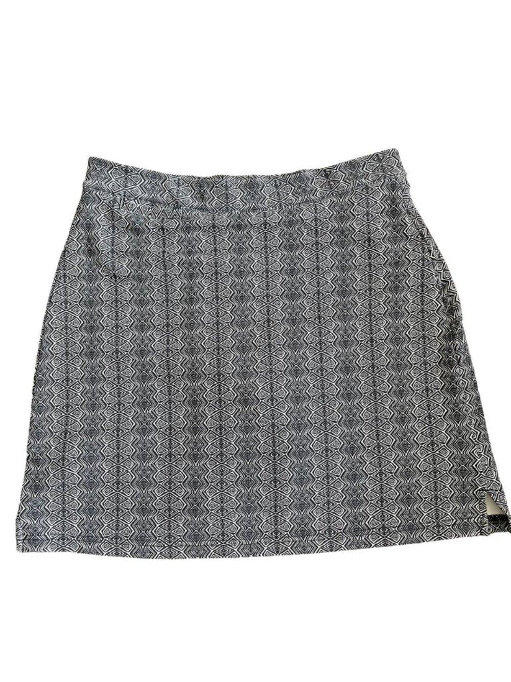 Peter Millar Performance Golf Pickleball Skort Women Sz S Geometric Print Black